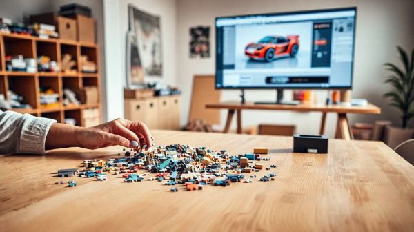 Top 5 jeux de puzzles pour créer des voitures en 3D